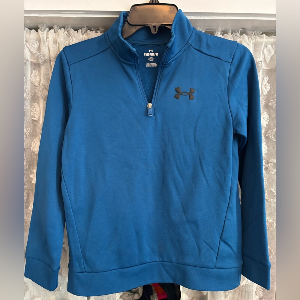 Under Armour Teal Blue Half-Zip Pullover